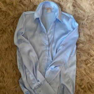 Silk Blue Blouse